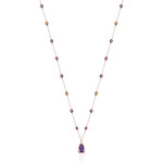 Collana in argento con Ametista (KM by Juwelo)