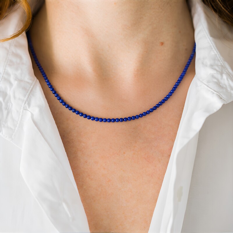 Collier en argent et Sodalite
