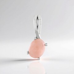 Ciondolo in argento con Opale Rosa