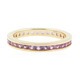 Bague en or et Saphir pourpre de Ceylan non chauffé