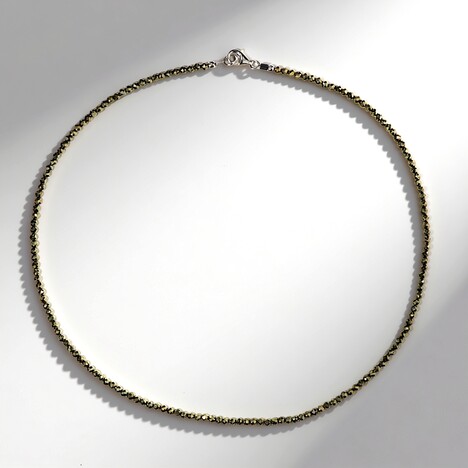 Collana in argento con Pirite
