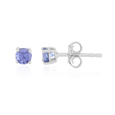 Pendientes en plata con Tanzanita