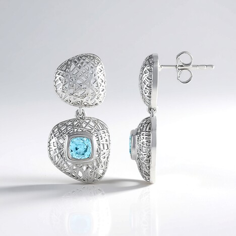 Orecchini in argento con Zircone Ratanakiri