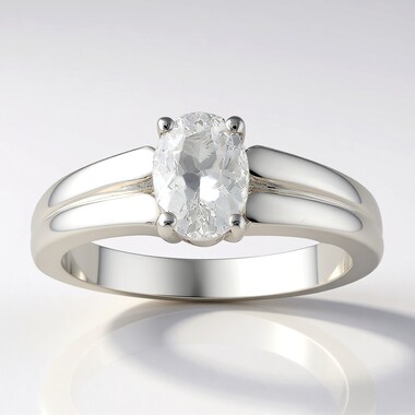 Anillo en plata con Cuarzo Herkimer (Pallanova)
