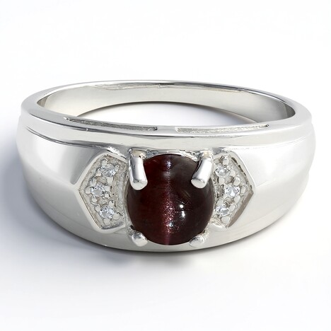 Anello in argento con Scapolite Occhio di Gatto