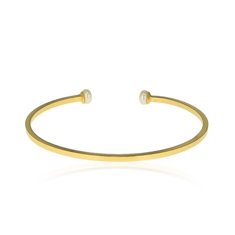 Brazalete en plata con Perla Freshwater (Joias do Paraíso)