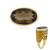 Anello in argento con Quarzo Fumè (Adela Silber)