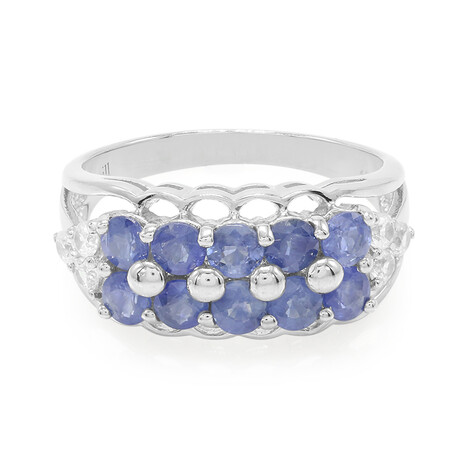 Bague en argent et Saphir de Kanchanaburi