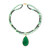 Collana in argento con Onice Verde (Adela Silber)