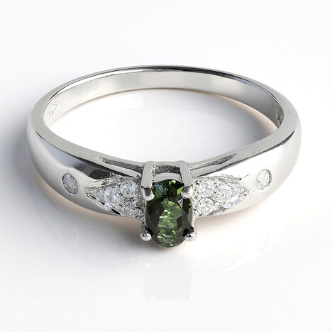 Anello in argento con Tormalina Cuprian