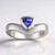 Anello in argento con Tanzanite (Pallanova)