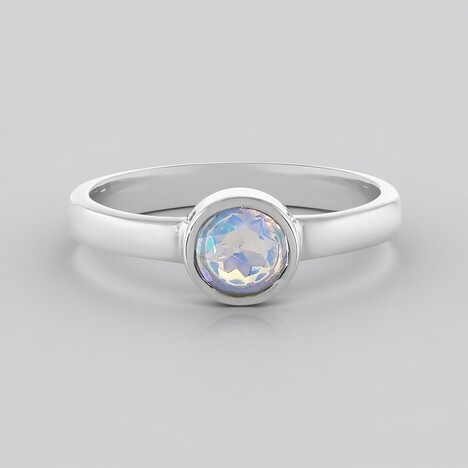 Anello in argento con Opale di Welo