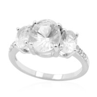 Anello in argento con Danburite