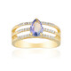Anello in argento con Tanzanite (non riscaldata)