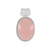 Colgante en plata con Calcedonia rosa (MONOSONO COLLECTION)