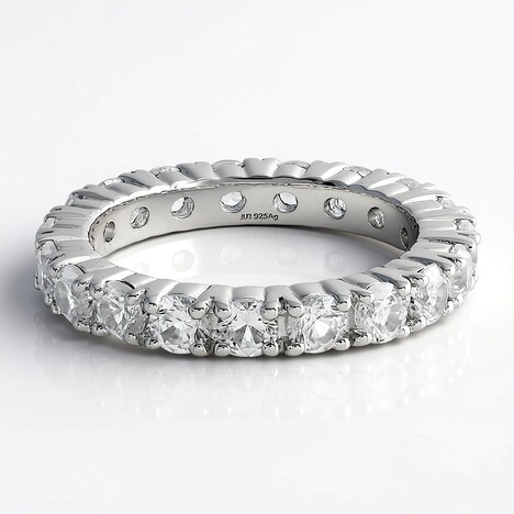 Anello in argento con Zircone