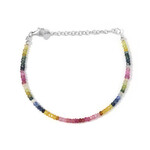 Saphir-Silberarmband