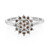 Fancy-Diamant-Silberring