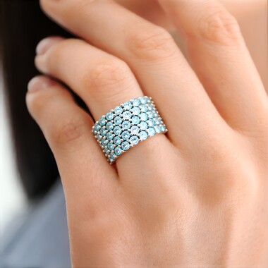 Bague en argent et Zircon de Ratanakiri