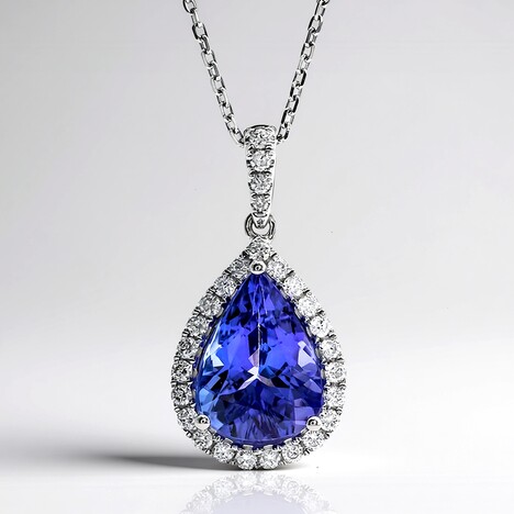 Collana in oro con Tanzanite AAA (CIRARI)