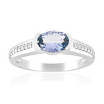 Anello in argento con Tanzanite (non riscaldata)