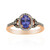AAA-Tansanit-Goldring