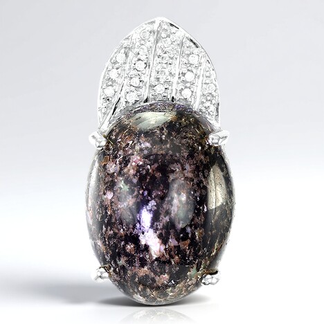 Pendentif en argent et Opale Léopard