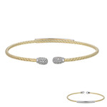 Bracciale in argento con Zircone (Adela Silber)