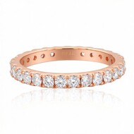 14K SI1 (G) Diamond Gold Ring (Annette)