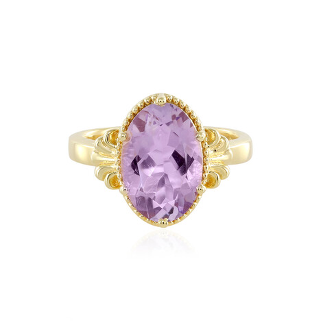 Bague en argent et Améthyste Rose de France
