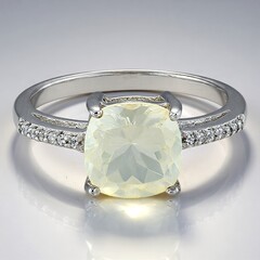 Anello in argento con Ortoclasio