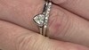 Zilveren ring met een zirkoon (de Melo Essence)