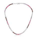 Collier en argent et Topaze blanche