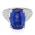 Anello in oro con Tanzanite AAA (de Melo)