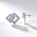 Orecchini in argento con Opale di Welo (de Melo Essence)