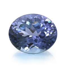 Edelsteen met een Onverhitte Tanzaniet