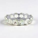 Anello in argento con Ametista Verde (de Melo)