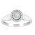 Australischer Opal-Silberring