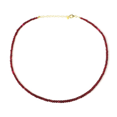 Collana in argento con Rubino