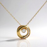 Collana in oro con Diamante I1 (H) (CIRARI)