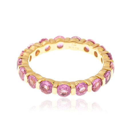 Anello in argento con Zaffiro Rosa del Madagascar