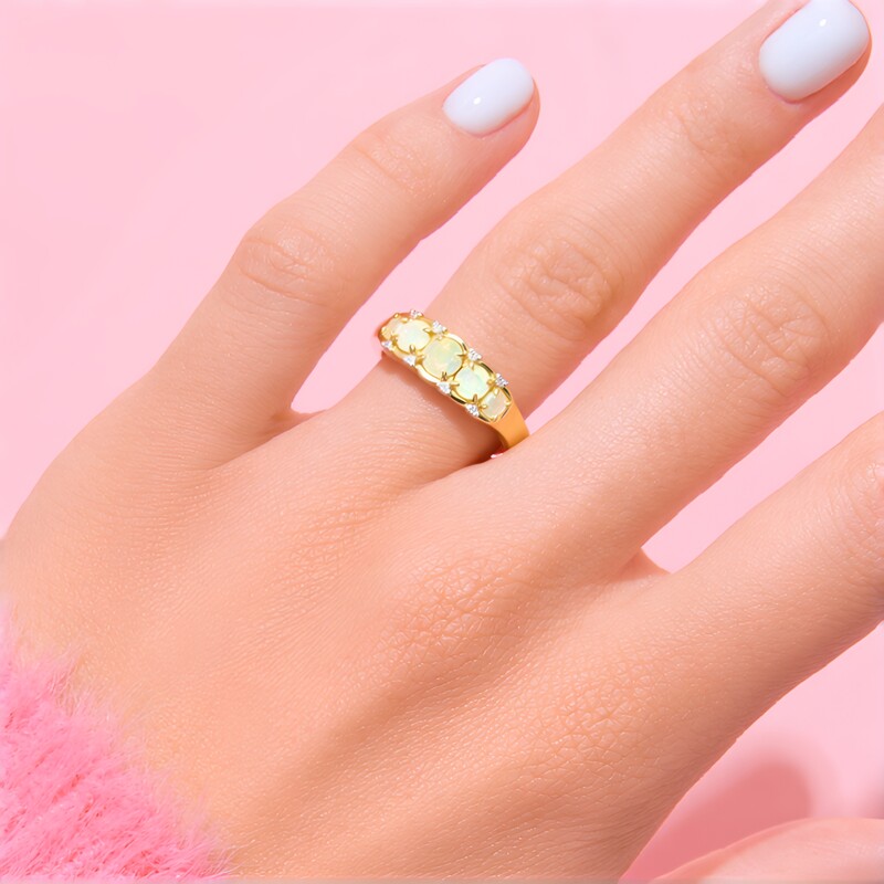 Coober Pedy-Opal-Goldring