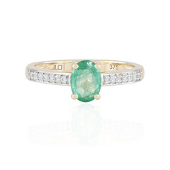 Sambia-Smaragd-Goldring