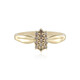 Anello in oro con Diamante Cioccolato I2