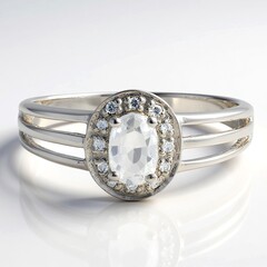 Anello in argento con Zircone
