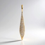 Colgante en oro con Zircón (de Melo Gold)