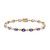 Bracelet en or et Tanzanite AAA (CIRARI)