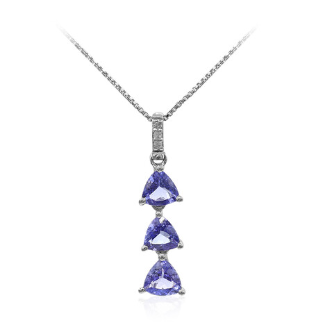 Collar en plata con Tanzanita