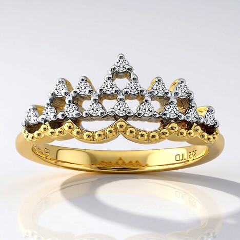 Anello in oro con Diamante SI1 (G) (Annette)