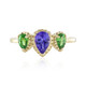 Bague en or et Tanzanite